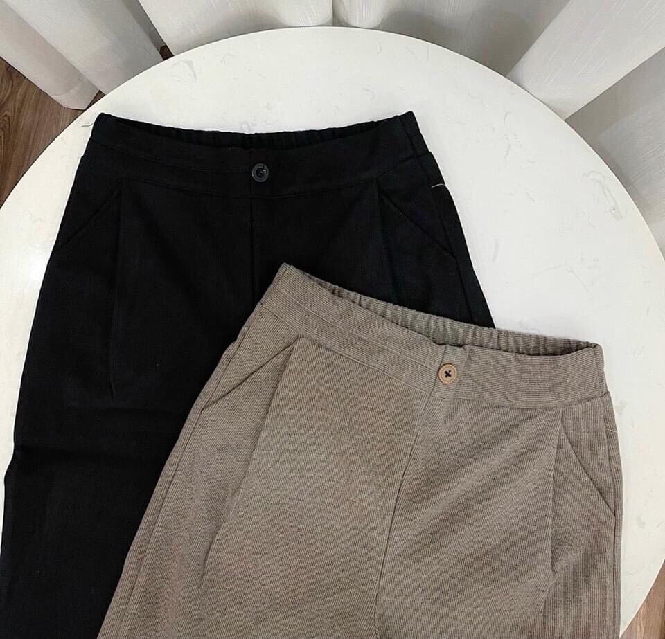 QUẦN BAGGY DẠ SIÊU ẤM THU ĐÔNG