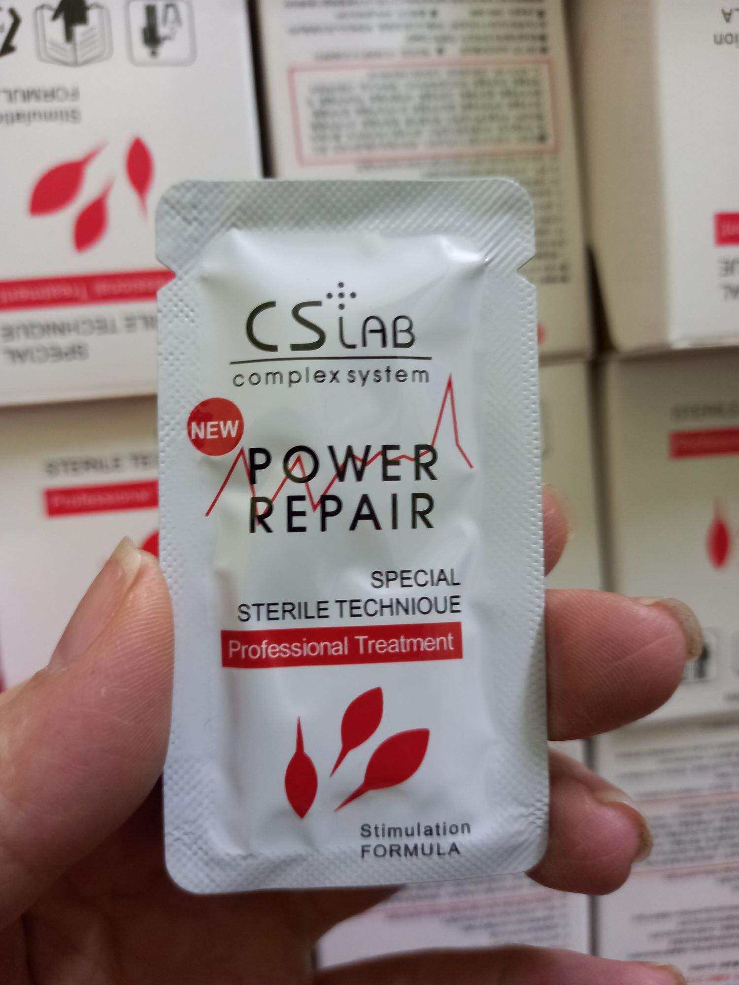 Hộp 100 gói dưỡng mày, môi Cslab Power Repair Hàn Quốc sau phun xăm mày môi