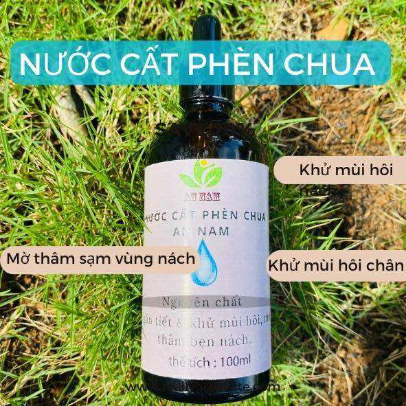 Khử mùi hôi nách _ Nước Cất Phèn chua