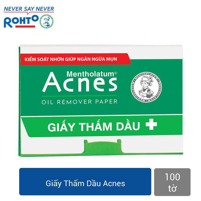 [Hcm]Giấy Thấm Dầu Acnes 100 Tờ