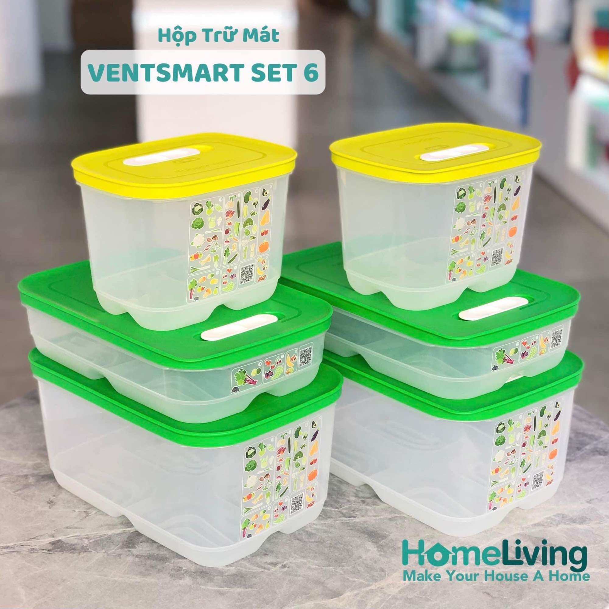 Bộ trữ mát Tupperware Vensmart 6 hộp