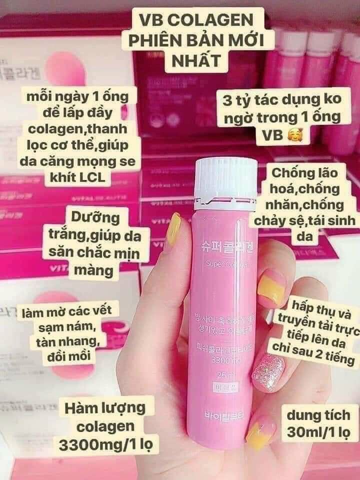 Nước uống VB COLLAGEN HÀN QUỐC (hộp 30 chai)