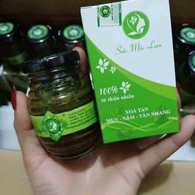 Sắc Mộc Lam Xóa Tan Mụn Nám Tàn nhang