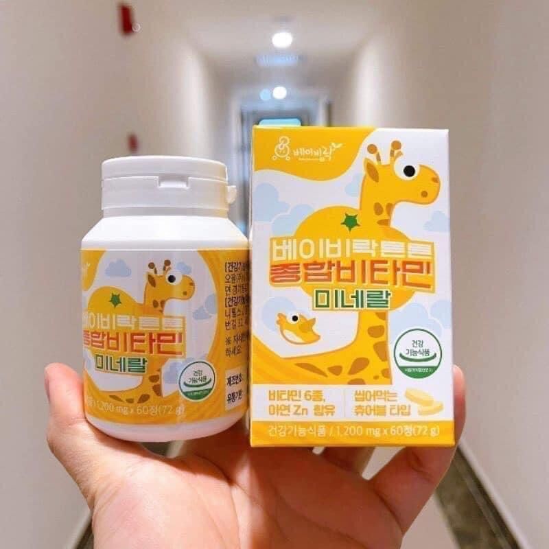 Kẹo vitamin tổng hợp phát triển chiều cao hươu cao cổ