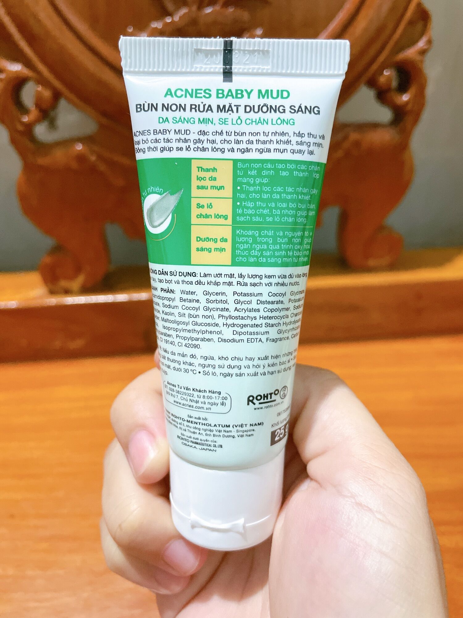 Sữa rửa mặt bùn non Acnes 25g