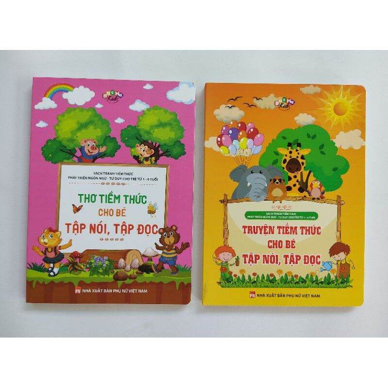 Combo Thơ và Truyện tiềm thức cho bé tập nói tập đọc