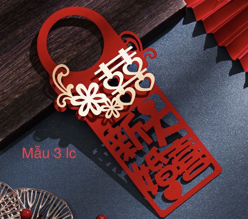 {Hàng mới về} Tấm treo cửa phòng Tân hôn