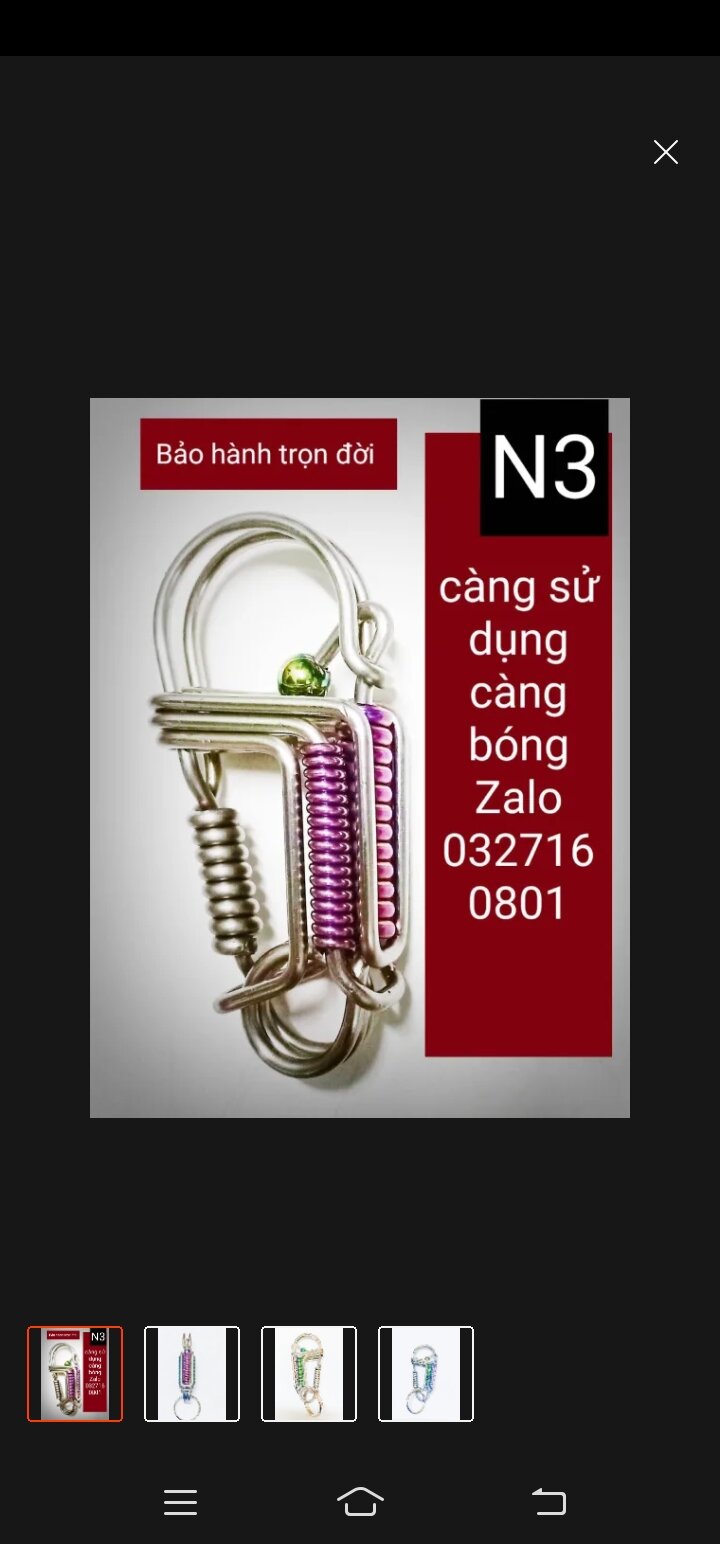 móc khóa inox 304 phối titan
