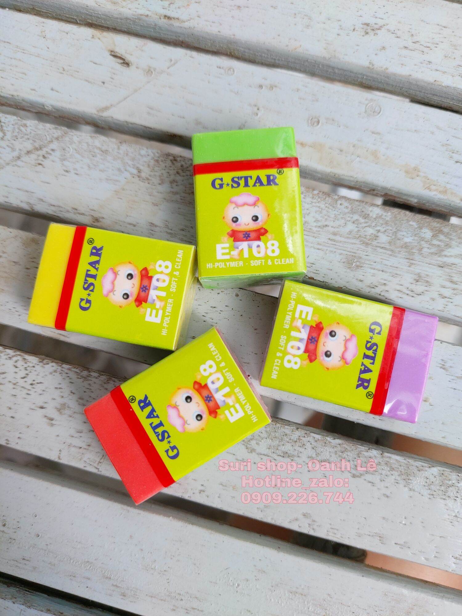 Combo 10 cục gôm tẩy Gstar