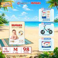 [Chỉ 25-29.06 QUÀ TẶNG ĐH 699K]  Tã quần Huggies Skin Perfect M size Mega Jumbo 98+4 miếng - Nhiều Phiên bản