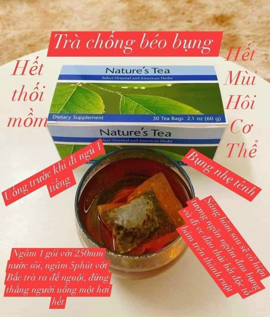 Trà hỗ trợ thải độc cơ thể, hệ tiêu hoá, đại tràng, đường ruột
