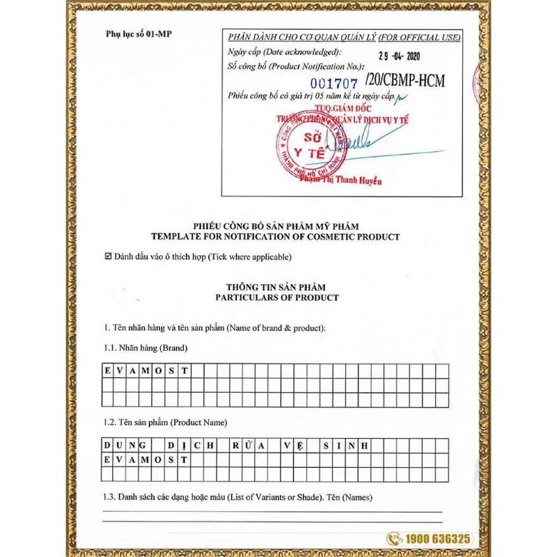 Dung Dich Vệ Sinh Phụ Nữ EVAMOST 120ml