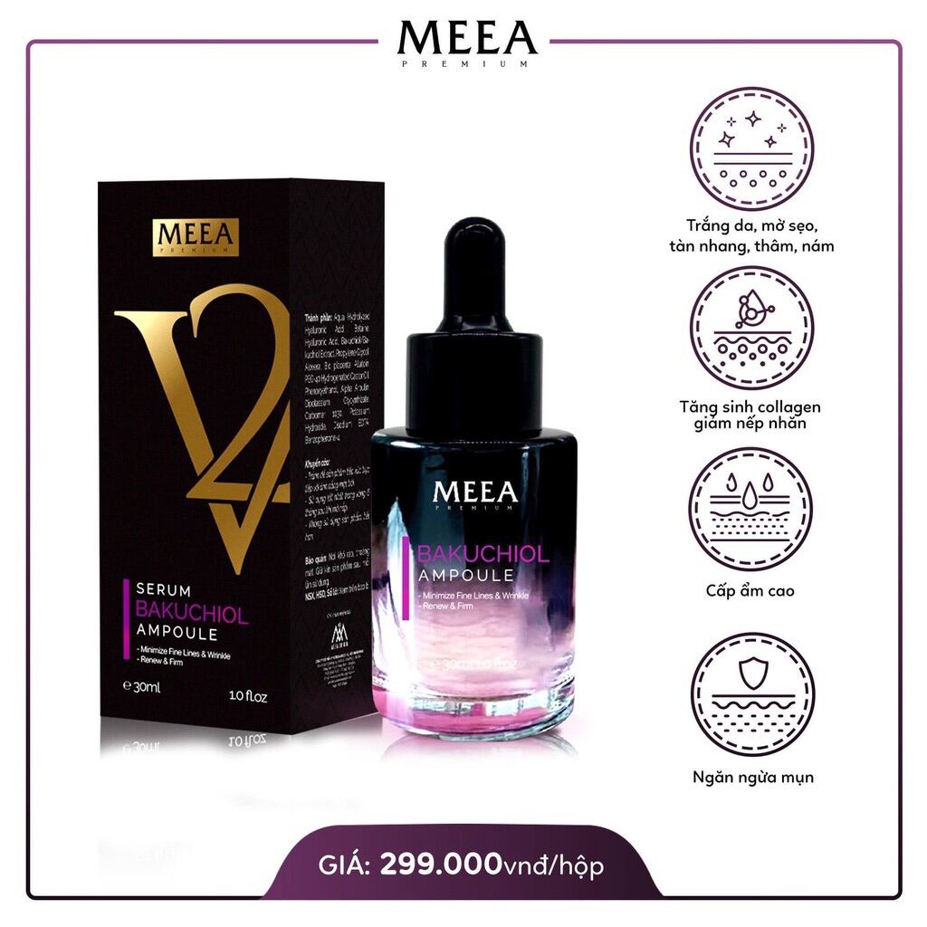 SERUM TINH CHẤT V2 MEEA (TINH CHẤT AMPOULE SAFFRON COLLAGEN V2 )