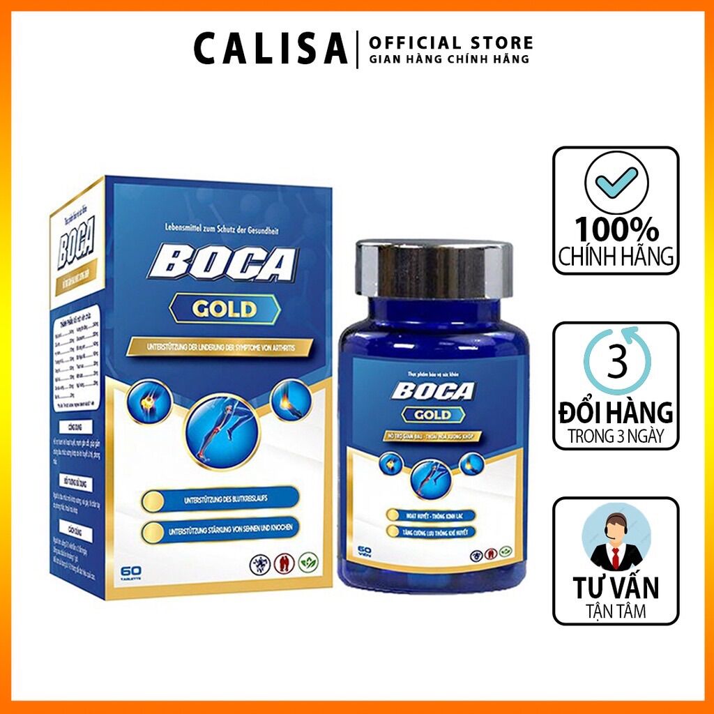 Boca gold - thực phẩm bảo vệ sức khoẻ - viên uống bổ sung glucosamin dưỡng chất