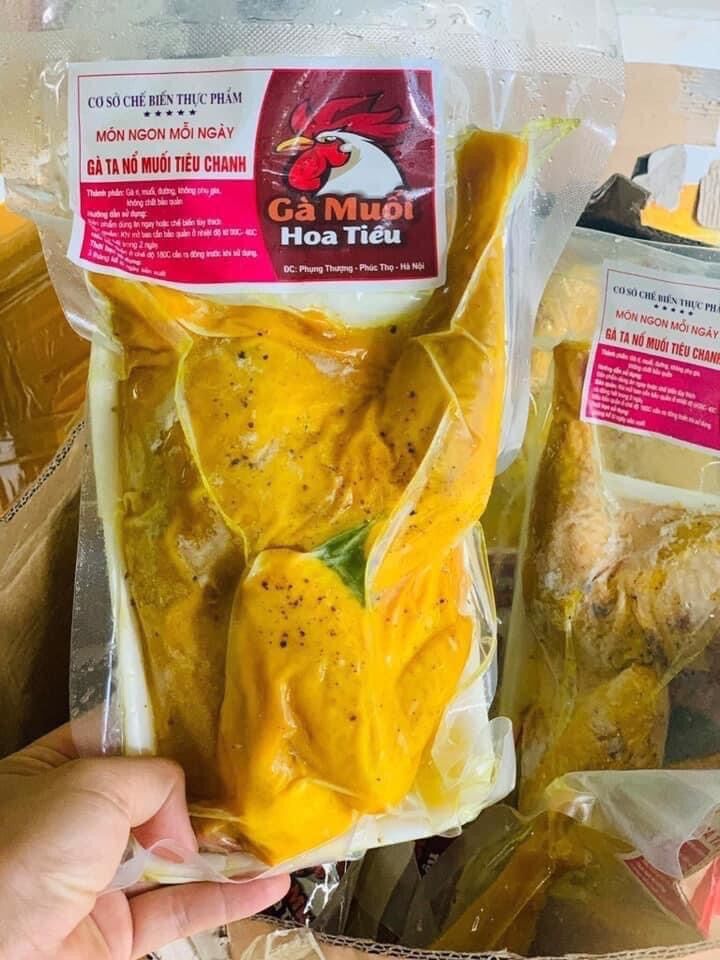 (hoả tốc tphcm) 1khay Gà ủ muối hoa tiêu ngon đặc biệt