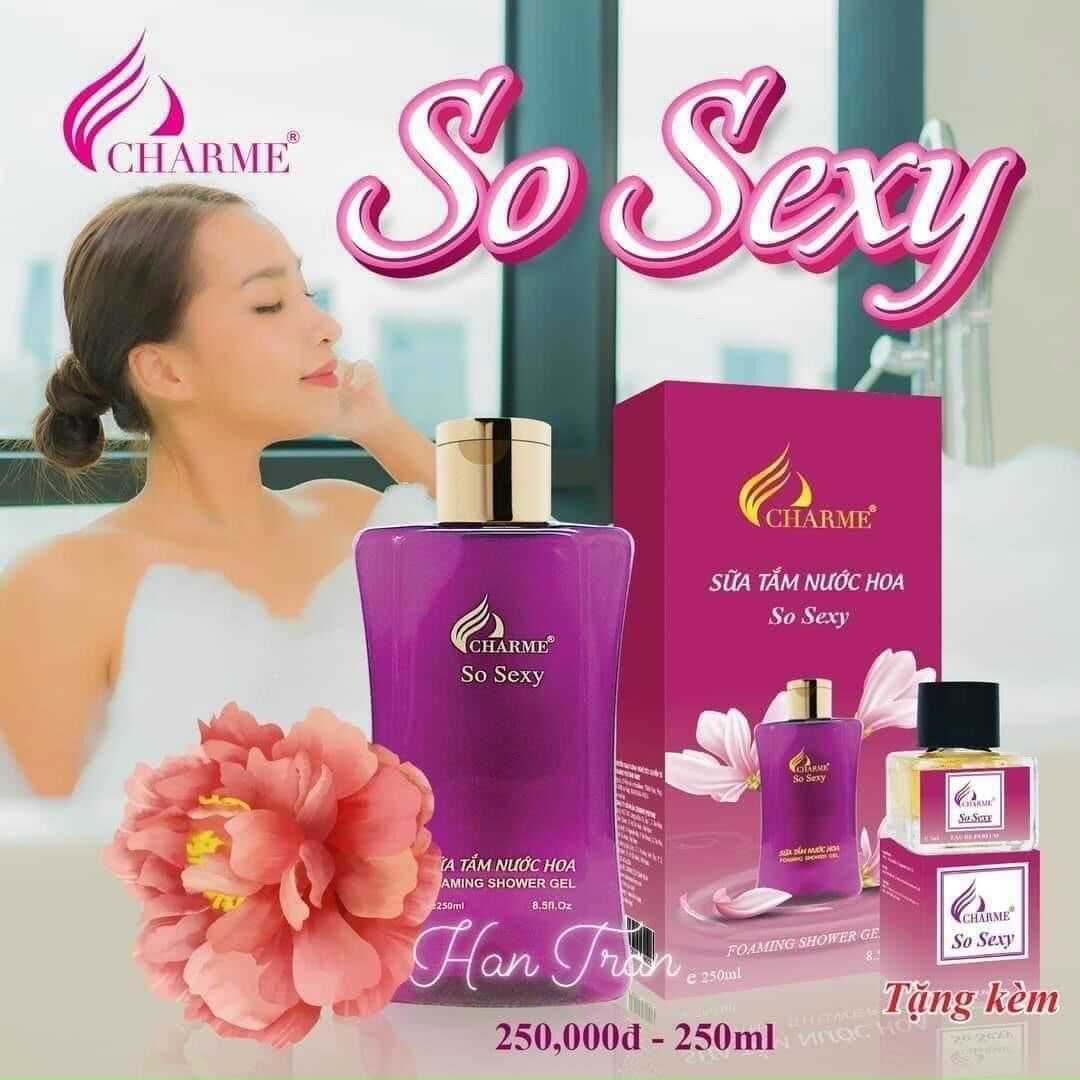Sữa tắm nước hoa so sexy 250ml tặng kèm nước hoa mini