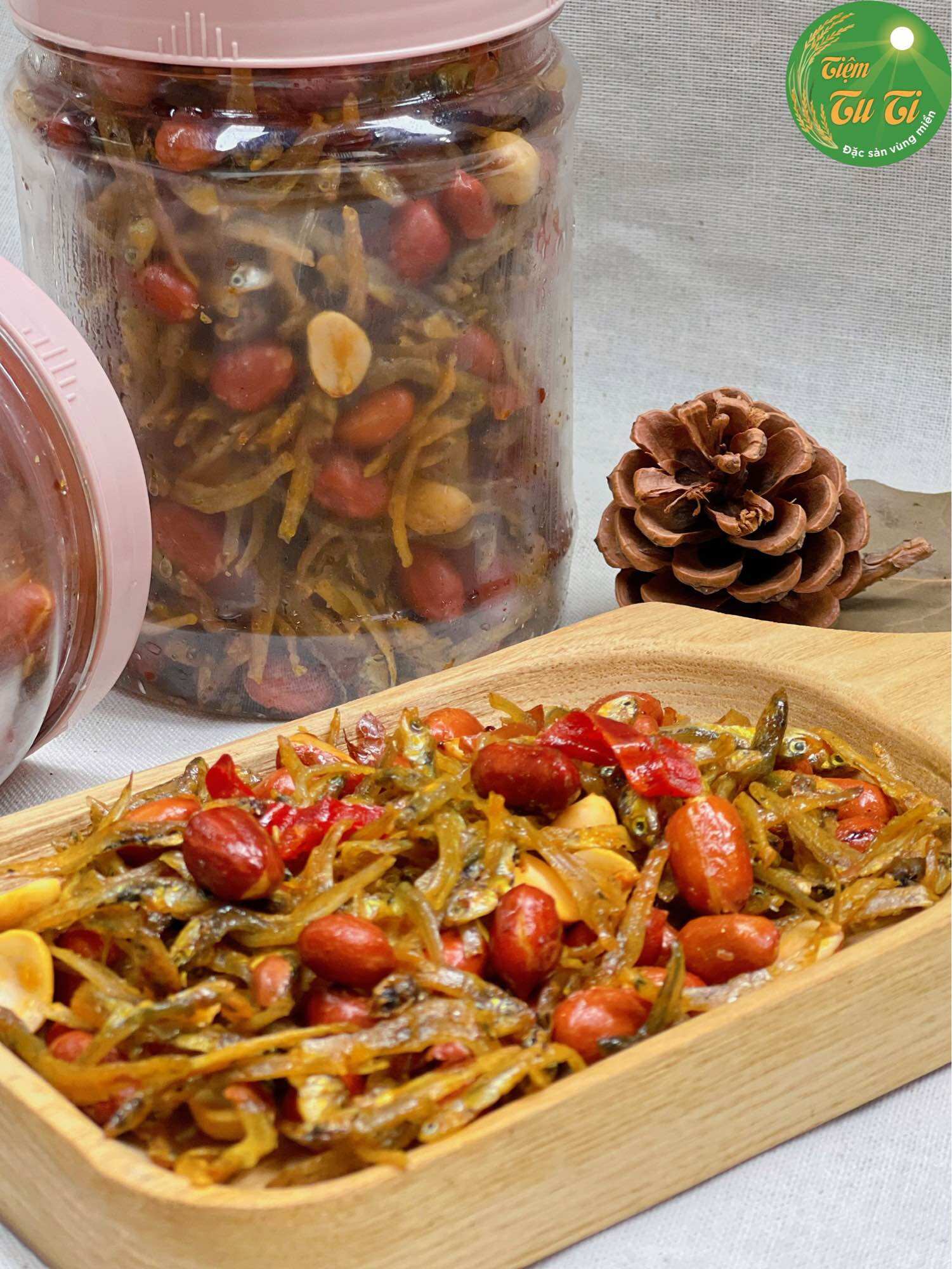 Lạc kho cá mờn 300g - giòn rụm, thơm ngon