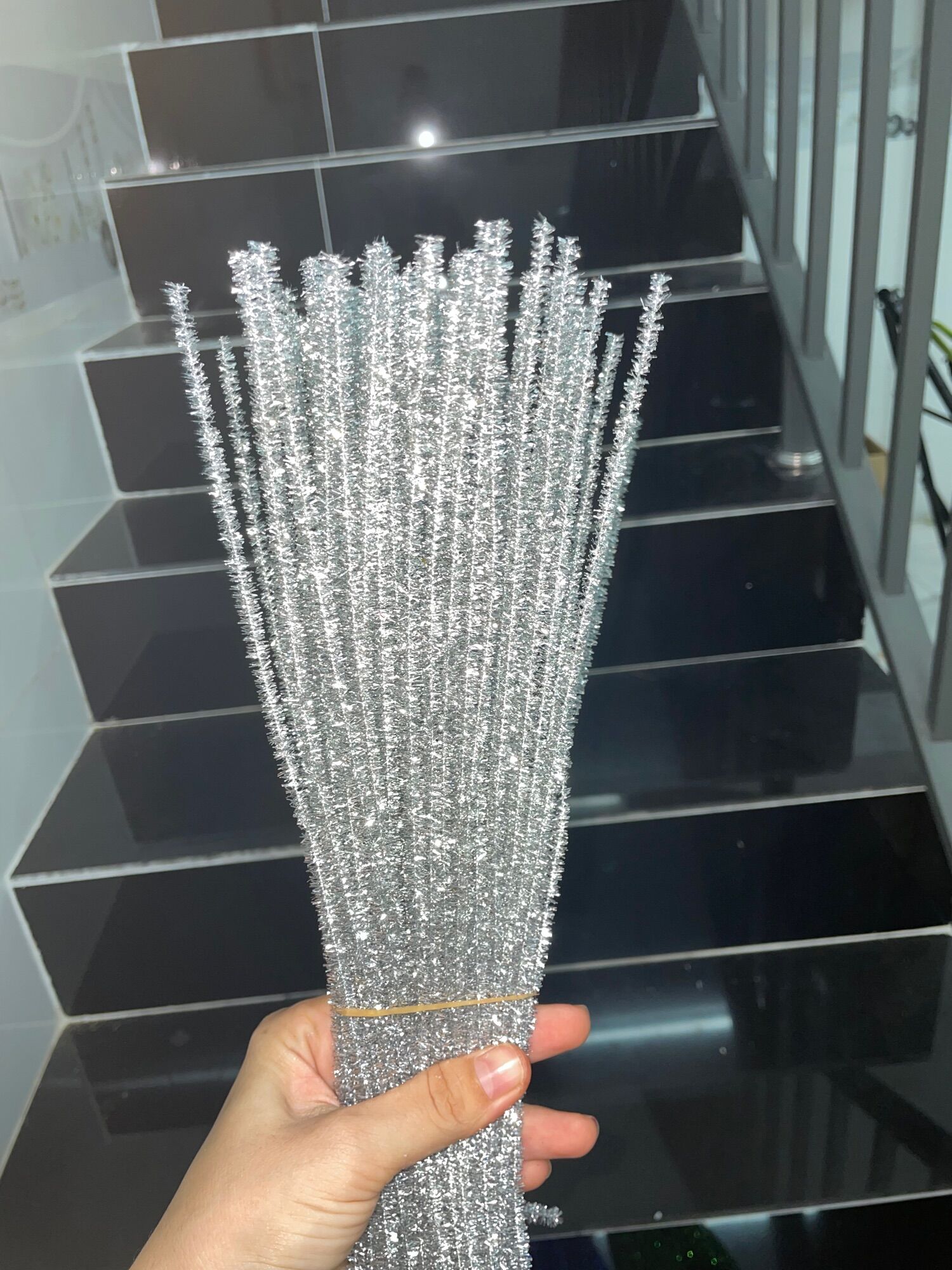 10 dây kẽm xù đủ màu