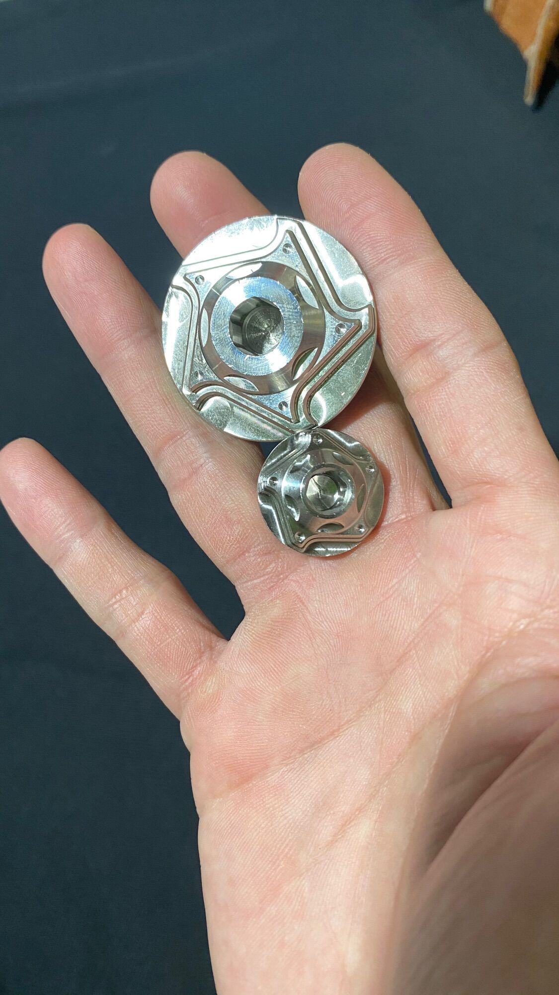 bộ 2 ốc mâm lửa inox 304 gắn xe máy