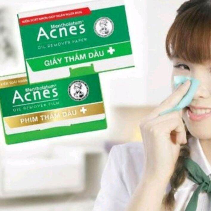 Giấy thấm dầu Acnes Oil Remover Paper (100 tờ)