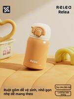 Compact Portable Ceramic Lined Mini Thermos Mug