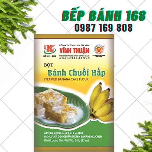 Bột bánh chuối hấp VĨNH THUẬN gói 340g