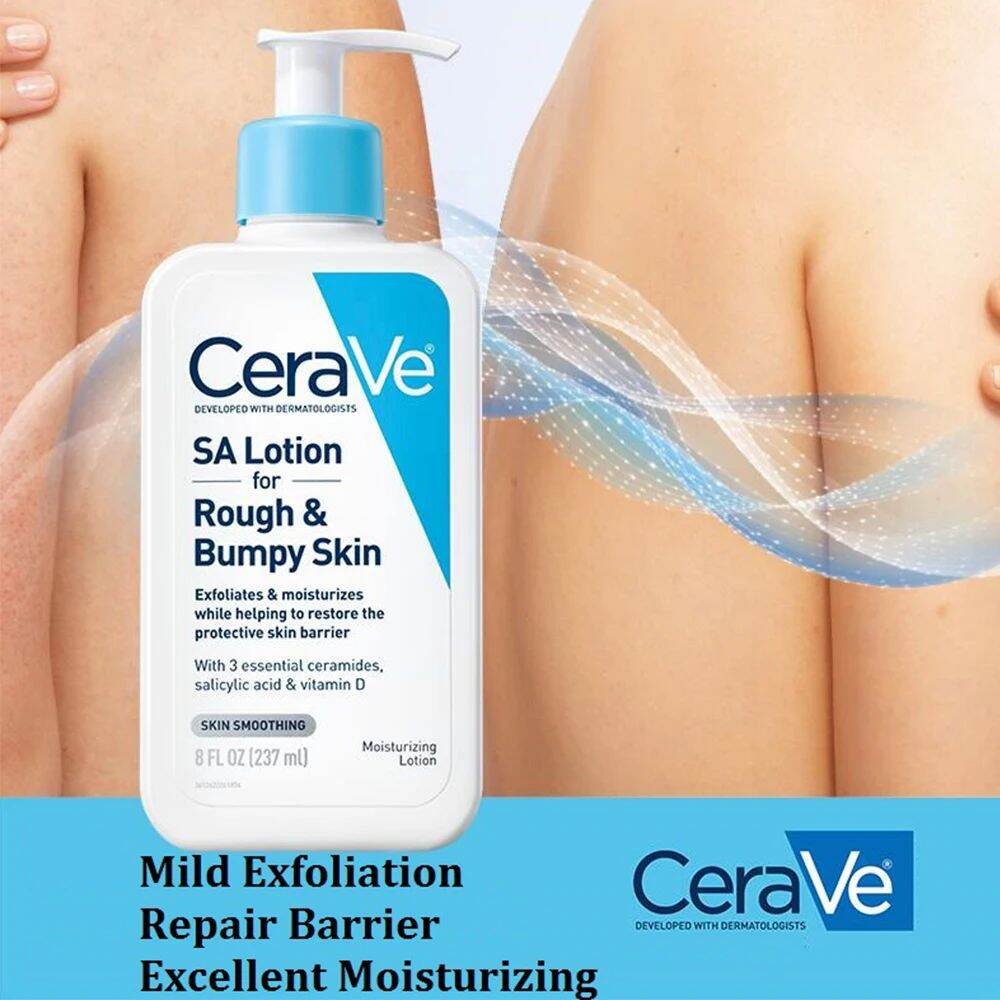 Lotion CeraVe SA Cho Da Bump Coarse Vitamin D Hyaluronic a Thương Hiệu CeraVe Mẫu Sản Chi Tiết Bảo H