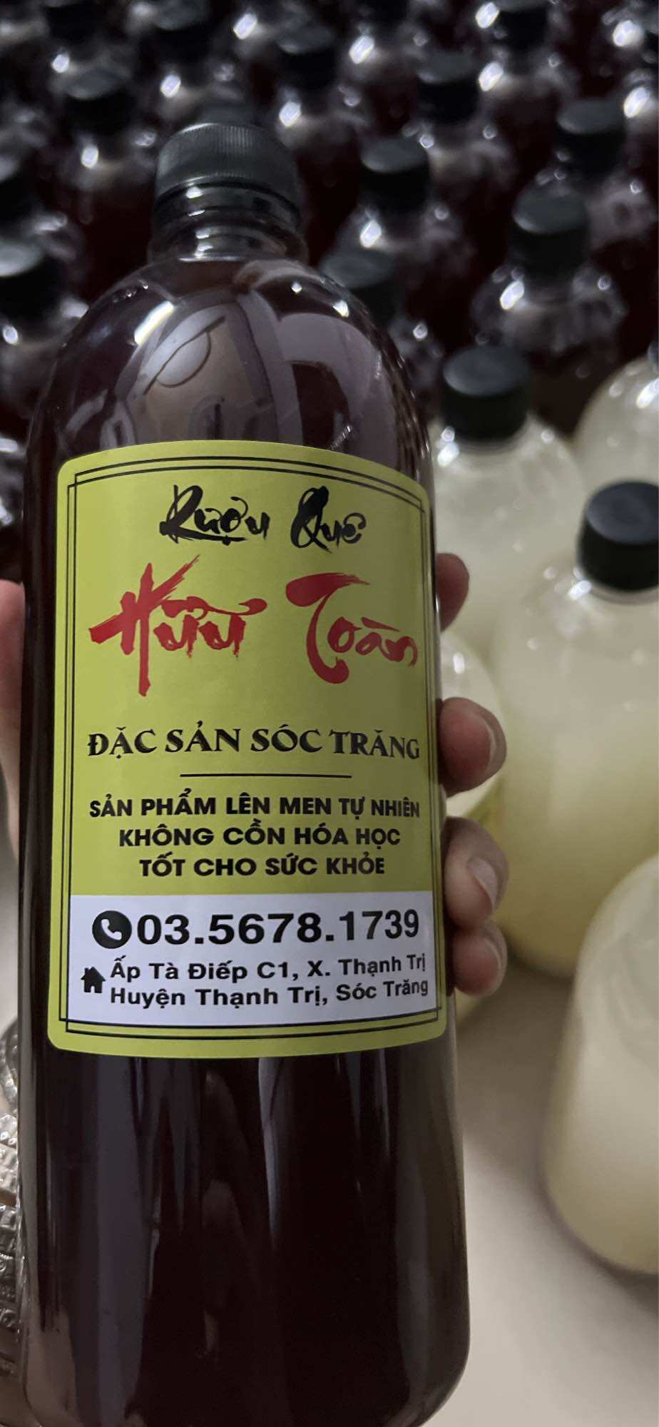 Rượu nếp than, COMBO MUA 10 chai tặng 1 chai giá 550k