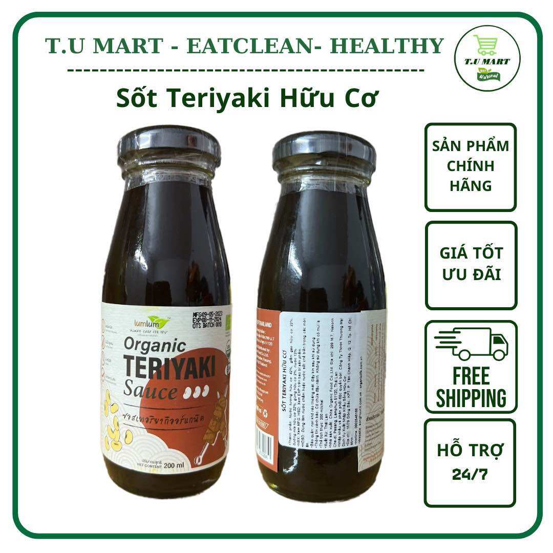 Sốt teriyaki hữu cơ lumlum