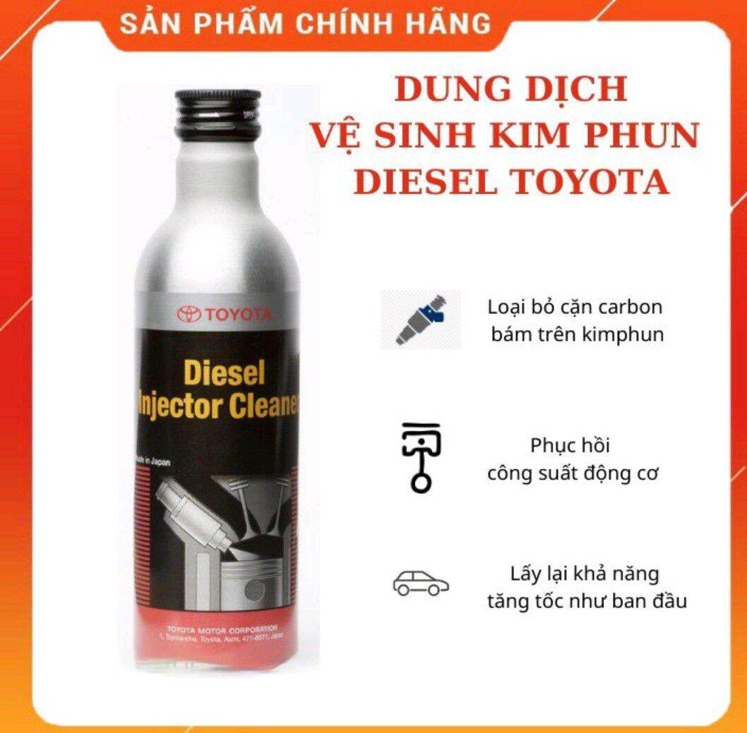 Dung dịch vệ sinh buồng đốt Kim phun nhiên liệu toyota
