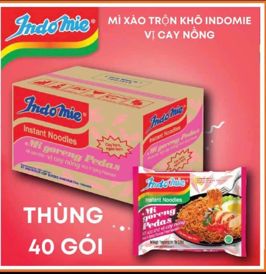 [HCM] SỈ THÙNG 20 GÓI MÌ TRỘN INDOMIE ĐỦ VỊ CHÍNH HÃNG