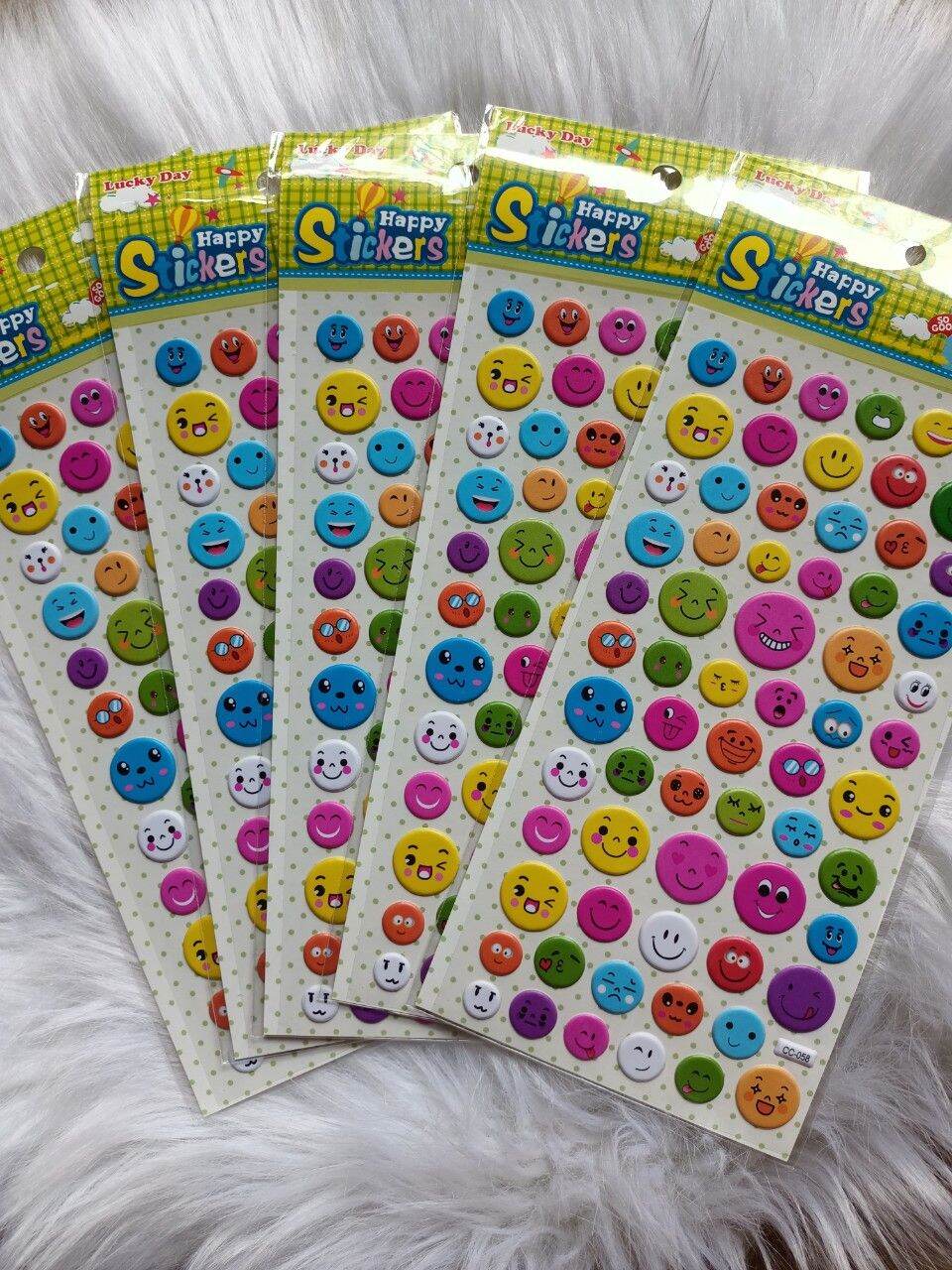 [HCM] 5 tờ Hình dán sticker mặt cười như hình