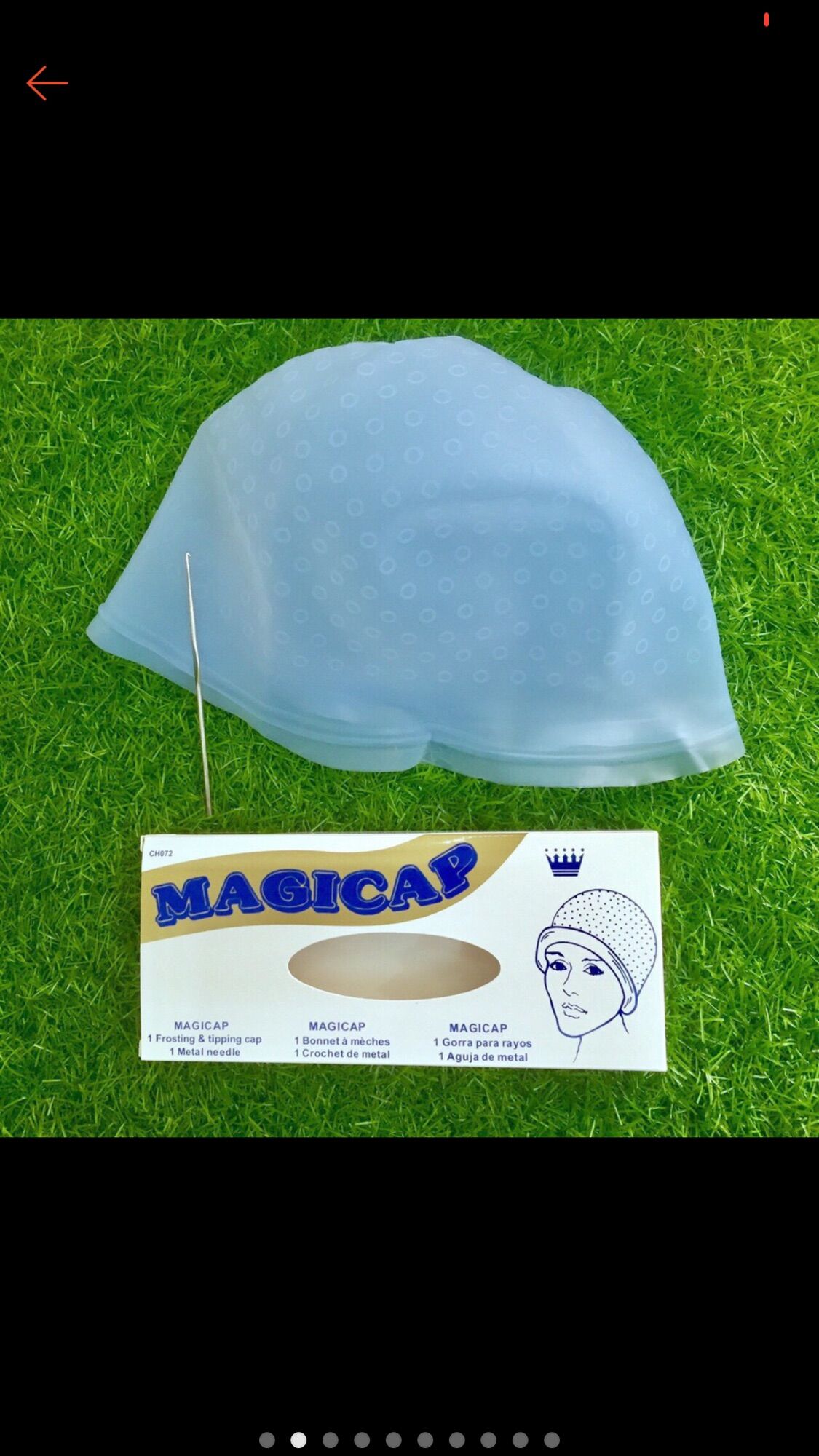 Nón móc lai tóc