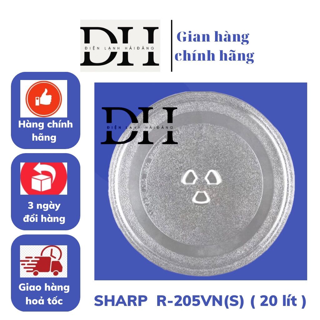 Đĩa lò vi sóng SHARP R-205VN(S) - 20 lít