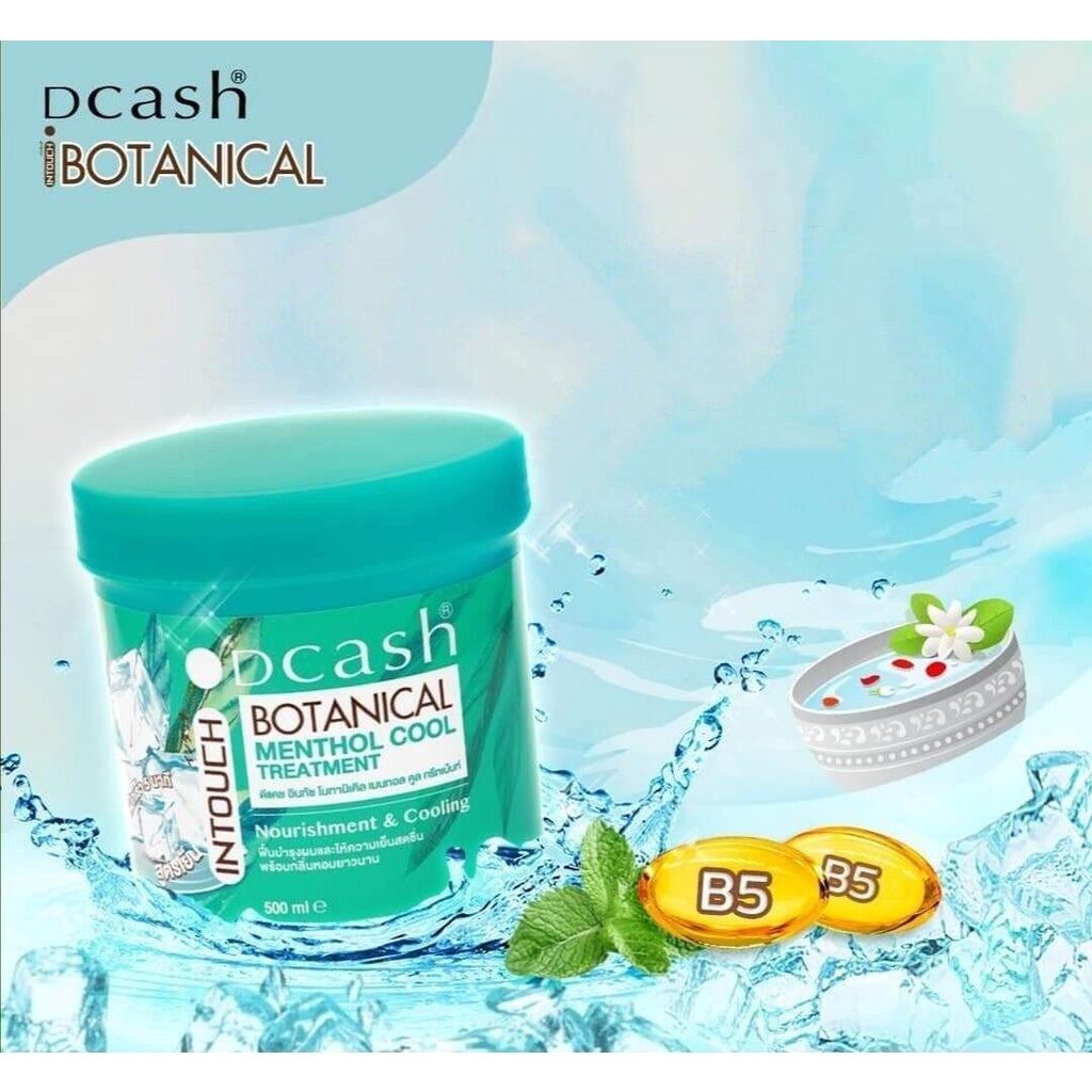 Hấp Dầu DCASH INTOUCH Botanical phục hồi tóc hư tổn 500ml