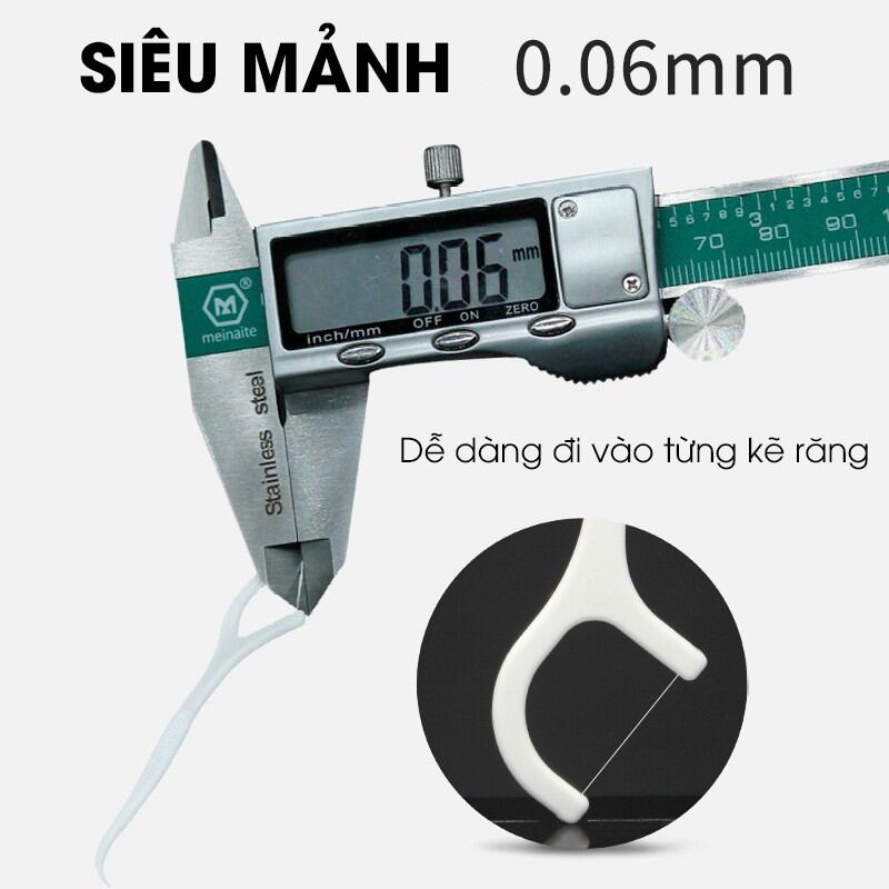 Tăm chỉ nha khoa ( Hộp 50 chiếc )