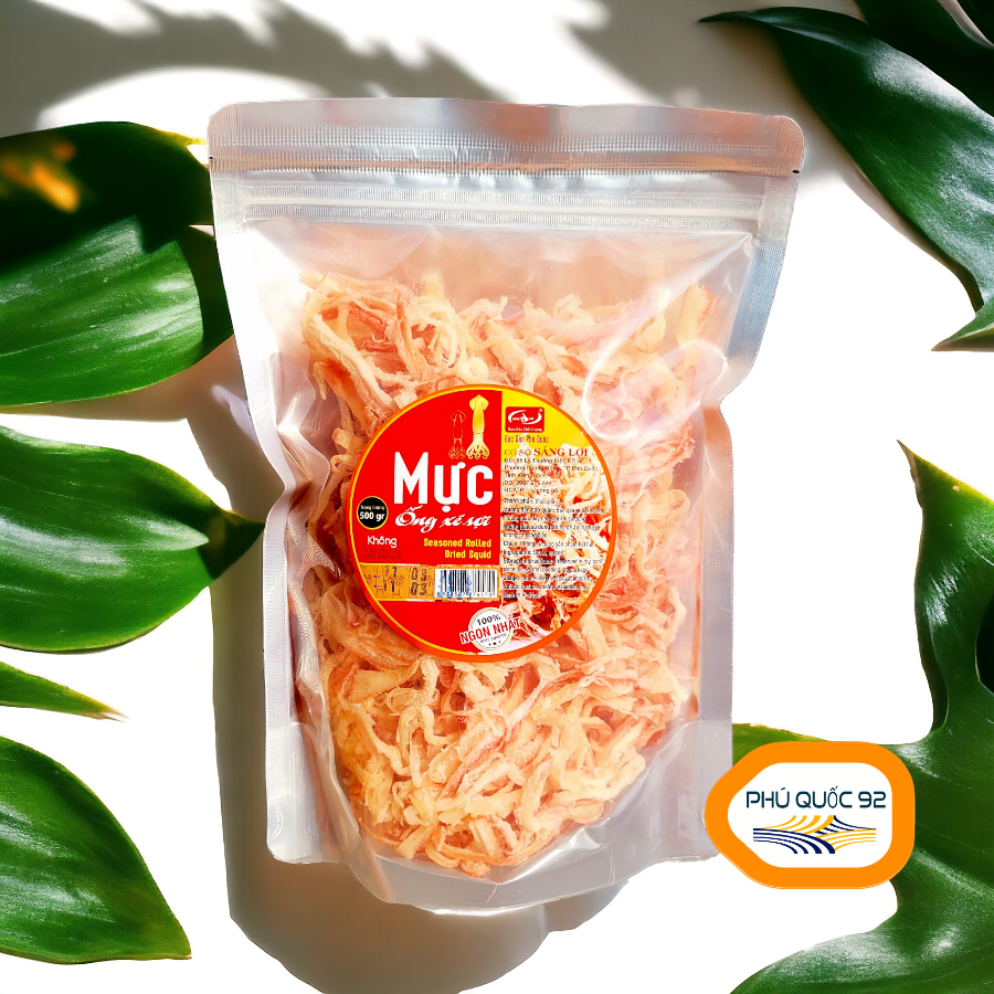 Mực xé sợi ăn liền phú quốc gói 500g