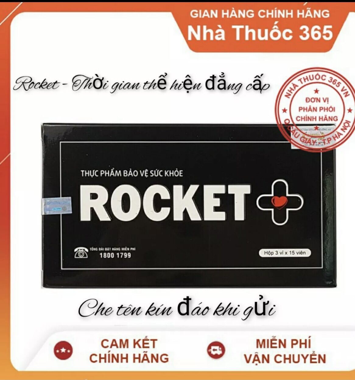 Rocket Plus Thái Dương - Rocket+ Tăng Cường Sinh Lý Nam Giới Sao Thái Dương