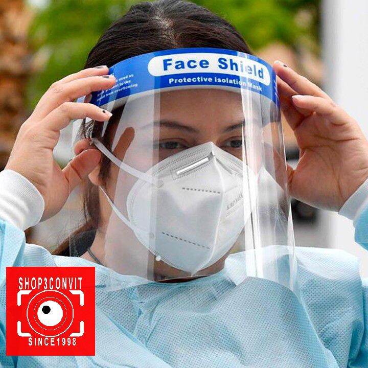 10 cái kính che mặt trong suốt  chống giọt bắn Face Shield