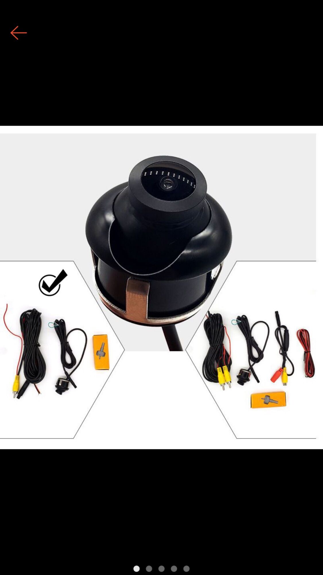 Camera Cặp Lề Xe Ô Tô XL360 Xoay 360 Độ