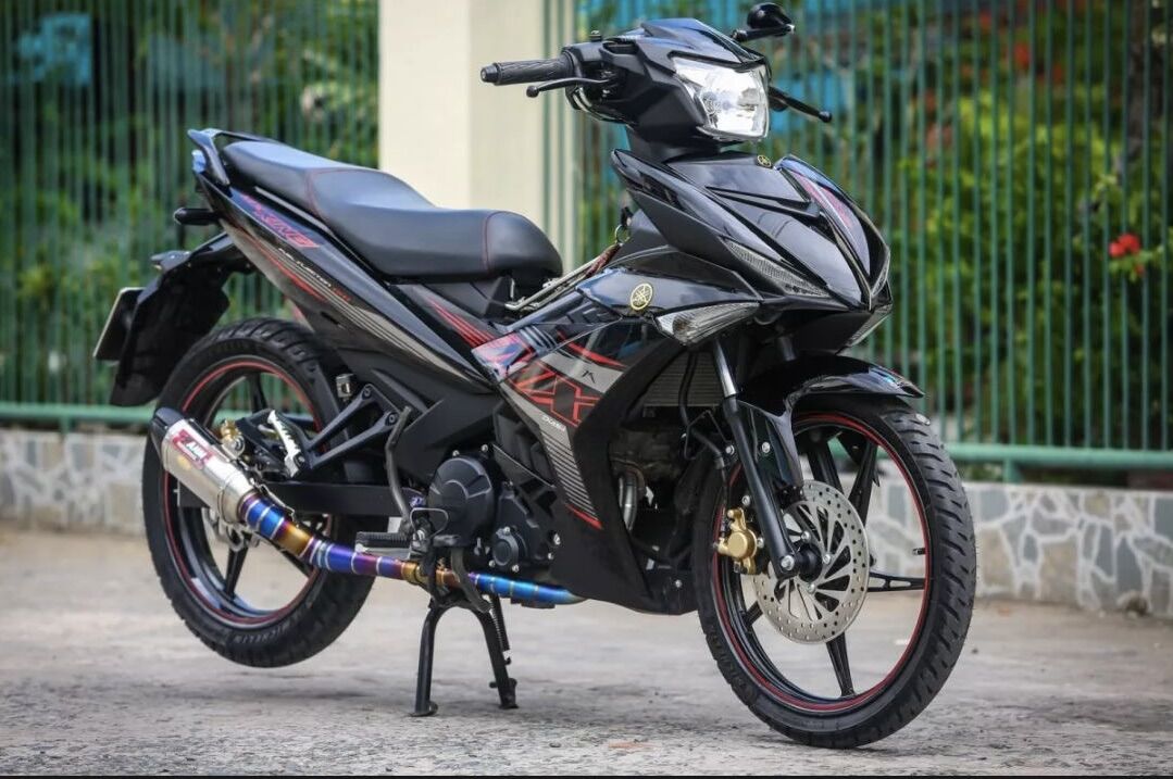 Tem trùm exciter 150 mx đỏ đen