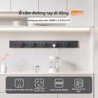 MULINSEN | Ổ cắm thanh ray trượt từ tính gắn nổi cho nhà bếp