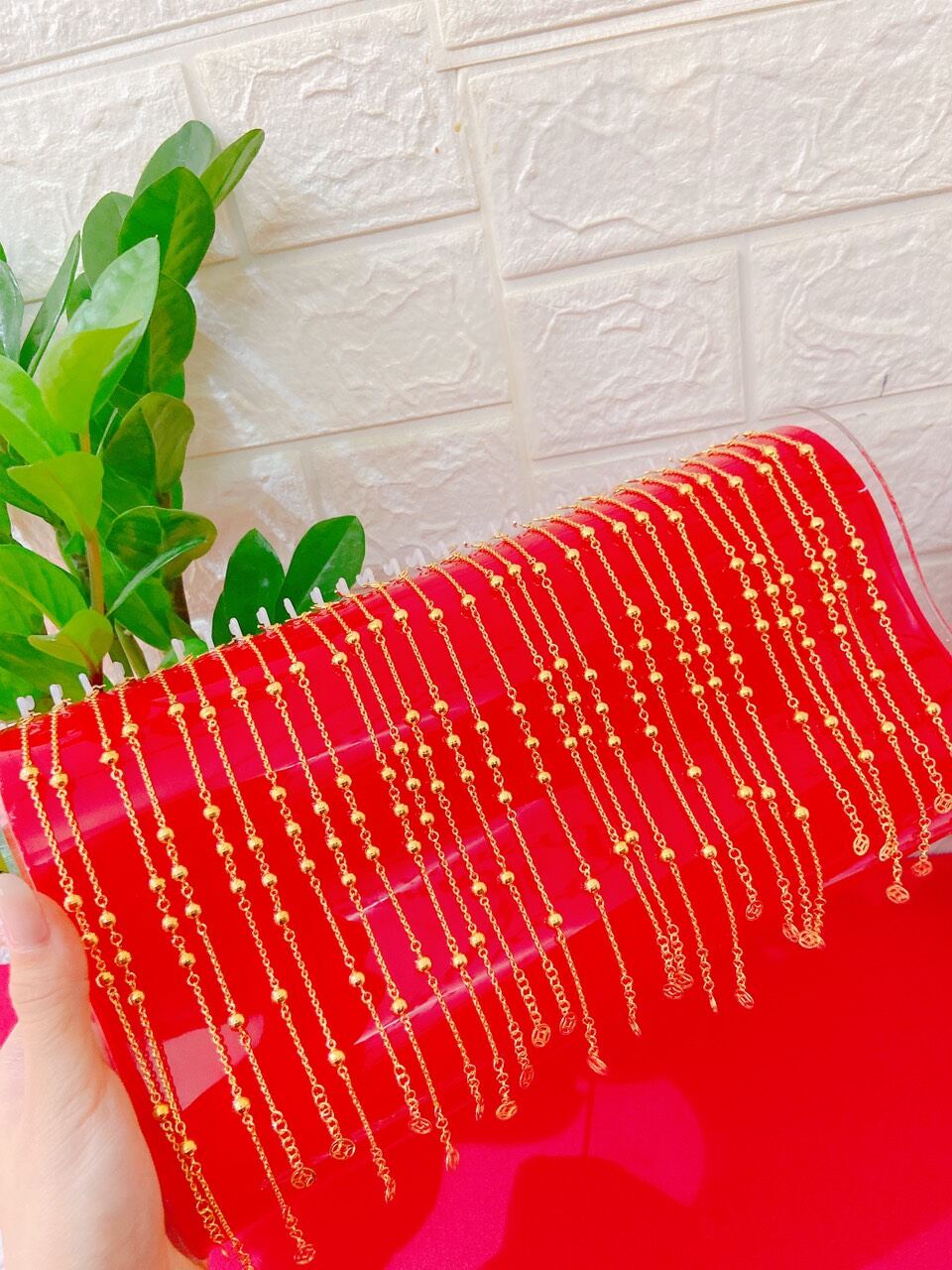 lắc tay bi cho  nữ vàng non