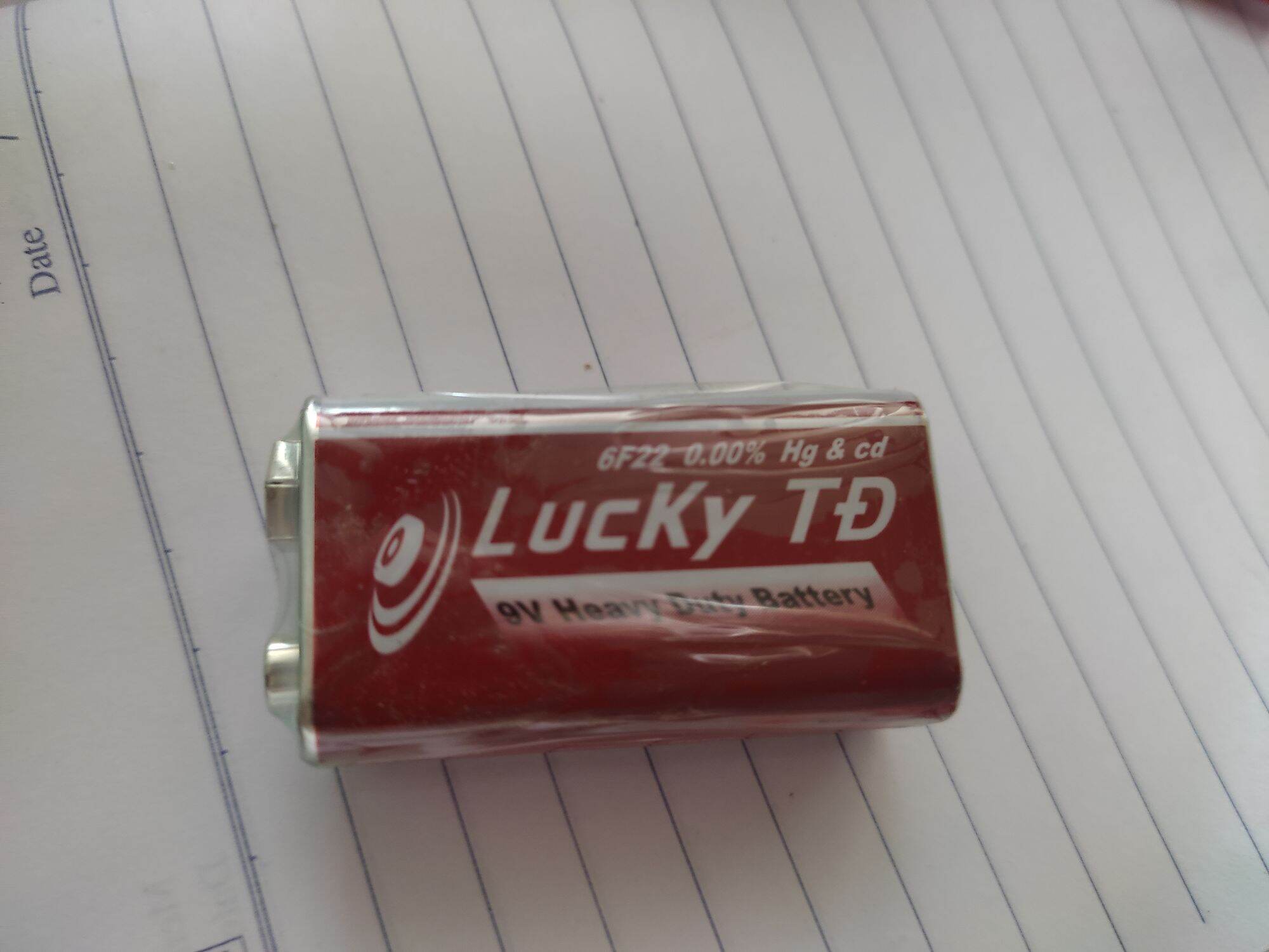 COMBO 10 viên pin vuông 9v LUCKY