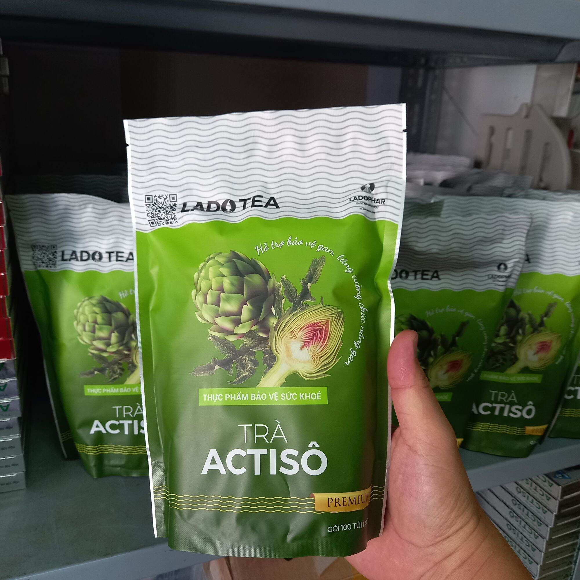 Trà atiso túi lọc công ty Ladophar