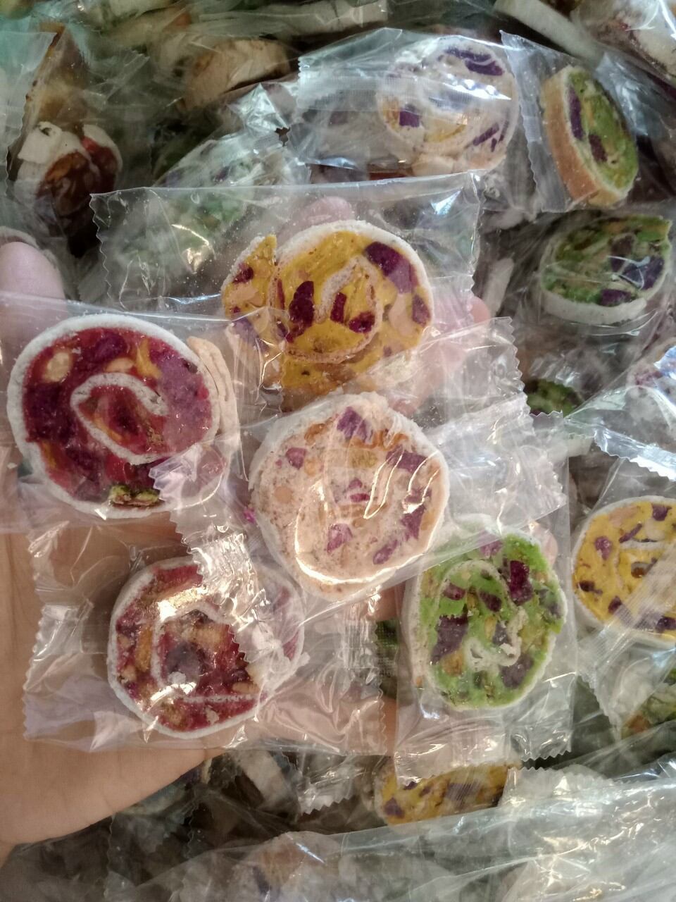 Kẹo dừa nướng trái cây mix vị 500g