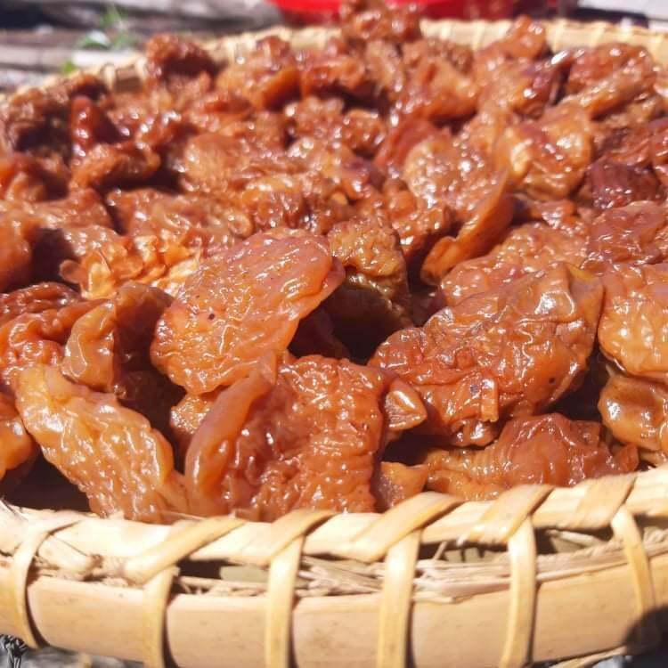 mứt táo sáy dẻo nhà làm,Ninh Thuận