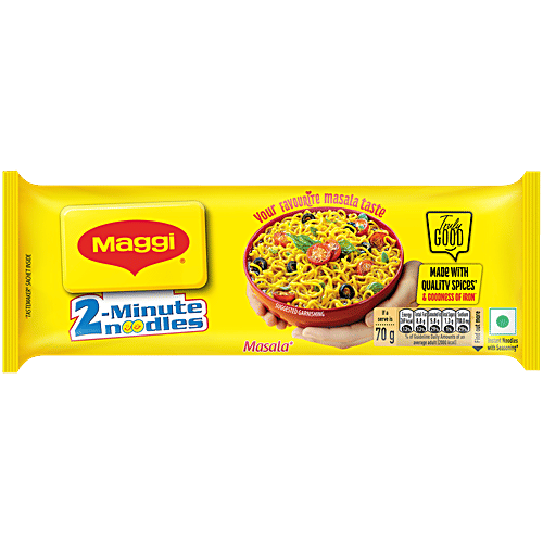 MAGGI NOODLE 280GM    Maggi Noodle 280Gms - Mỳ Gói Maggi Masala Ấn