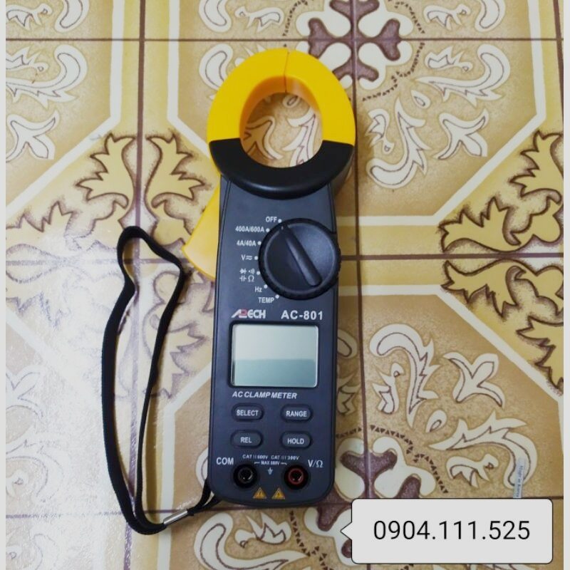 [HCM]Ampe kìm đo dòng AC APECH AC-801 (600A)