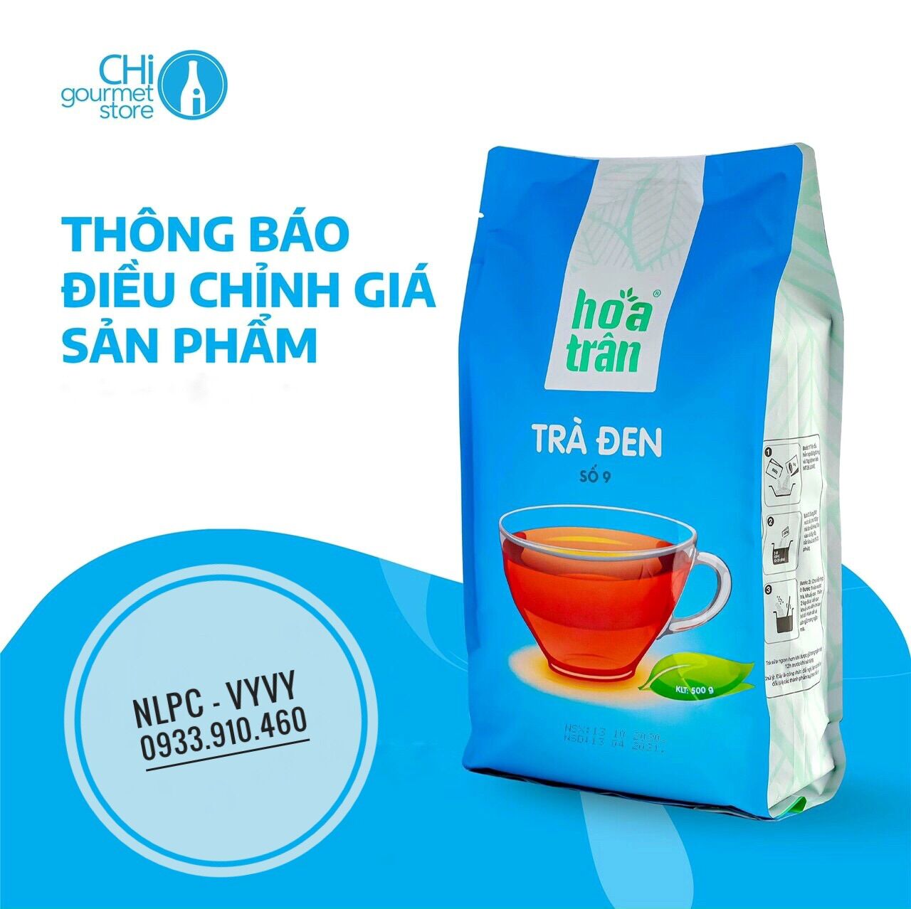 Trà đen số 9 hoa trân 500g